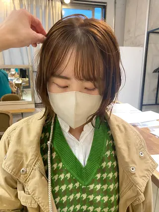 ショート カラー 透明感カラー 🩰asumiのヘアスタイル