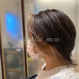 ショート カラー ヘアアレンジ エグチ アキラのヘアスタイル
