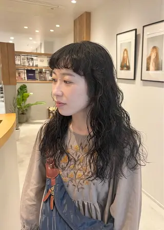 ロング パーマ/名古屋パーマ / コデラ ナナホのヘアスタイル