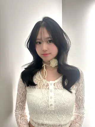 ロング 🩵カラーモデル募集 🩵mikuのヘアスタイル
