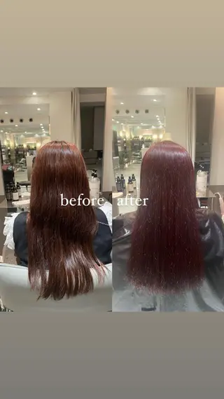 ロング カラー 透ける艶カラー💎 ミオのヘアスタイル