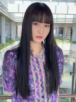 ロング 園田 渉 ◤SHIKIO◢のヘアスタイル