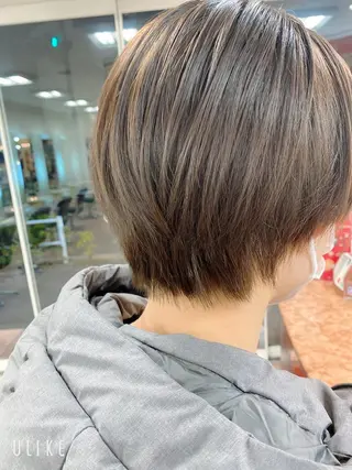 ショート 銀座⚜️【脱白髪染め 美髪矯正】トグチのヘアスタイル