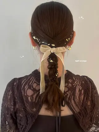 セミロング ヘアアレンジ 暖色カラー/レイヤー 🌙 オノユリカのヘアスタイル