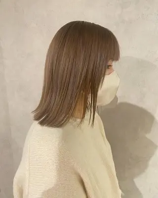 ミディアム カラー ダブルカラー ブリーチ/kaitoのヘアスタイル