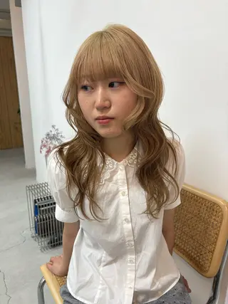 ロング kii♡カマツキ マオのヘアスタイル