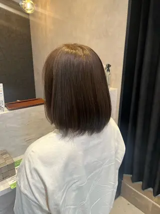 ミディアム 森本峻介 ボブ/透明感カラーのヘアスタイル