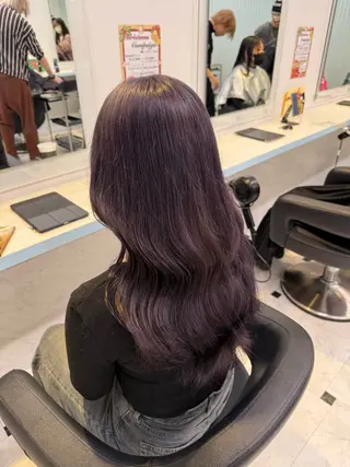 カラー 🍒♡艶髪暖色カラー saaya♡🍒のヘアスタイル