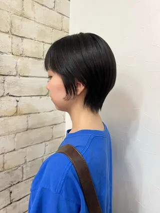 ショート カコ/レイヤーカット ヘアアレンジのヘアスタイル