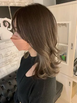 セミロング grow所属・和田 拓也のヘアスタイル