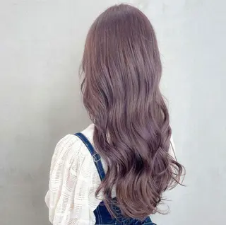 ロング カラー 落合 美穂のヘアスタイル