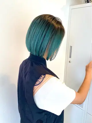 ショート カラー 当日予約🆗ショート /ハイライト/松本のヘアスタイル