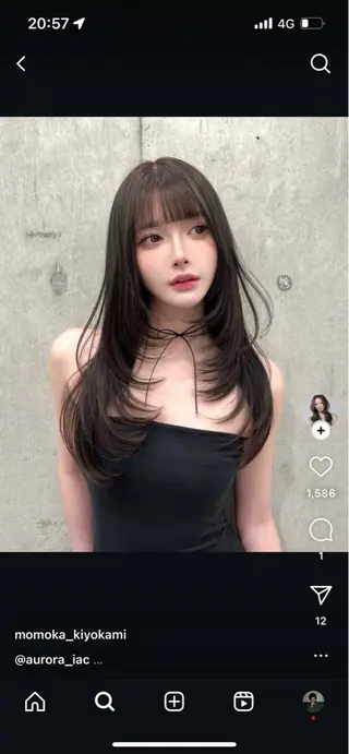 ロング 🎀miyu🎀池袋 レイヤーカット🎀のヘアスタイル
