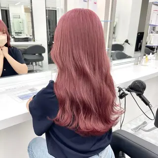 ロング カラー ヘアアレンジ 可愛い暖色ヘア🥀 えびけんのヘアスタイル