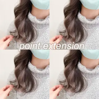 ミディアム カラー 横浜🍒カット エクステ/RIEのヘアスタイル