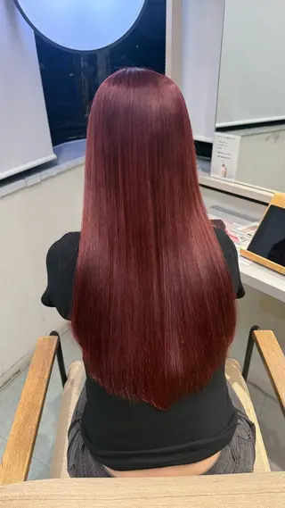 ロング カラー 梅田 ハイトーン shionのヘアスタイル
