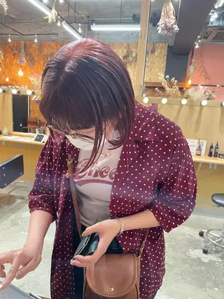 カラー 問屋町chapter 日笠快生のヘアスタイル