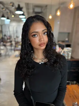 ロング パーマ メンズ キッズ BRAIDS💎愛子 大人ハイライト💎のヘアスタイル