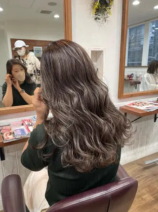 ロング カラー 韓国ガーリーヘア🎀 Sayaka🤍のヘアスタイル