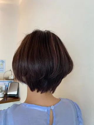 ショート 清水 有紗のヘアスタイル
