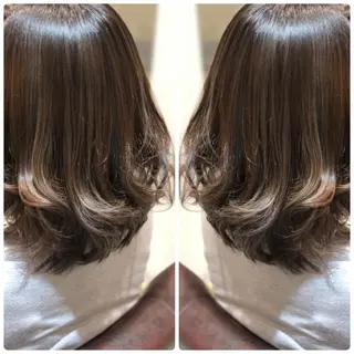 ミディアム カラー 小山内 龍一郎 店長のヘアスタイル