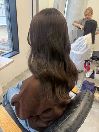 ロング カラー himawari♡ 柔らかいカラーのヘアスタイル