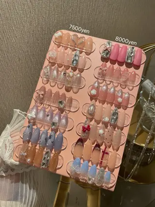 ネイル 23時まで❤︎韓国、 ワンホンネイルのネイルデザイン