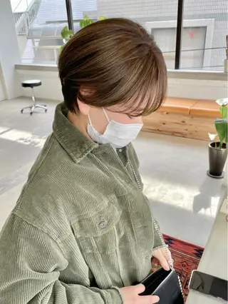 ショート カラー ショート・ボブ 徳竹淳一のヘアスタイル