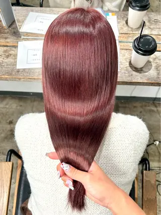 ロング カラー 辻 陽花のヘアスタイル