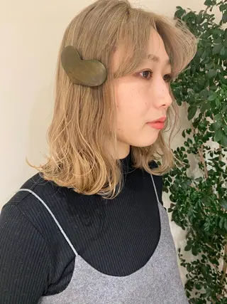 ミディアム カラー 当日予約大歓迎💗 依田瑞希のヘアスタイル