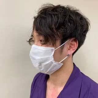 メンズ ambellir 山本伽椰のヘアスタイル