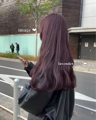 ロング カラー ARISA/ガーリー /艶髪カラー♡のヘアスタイル