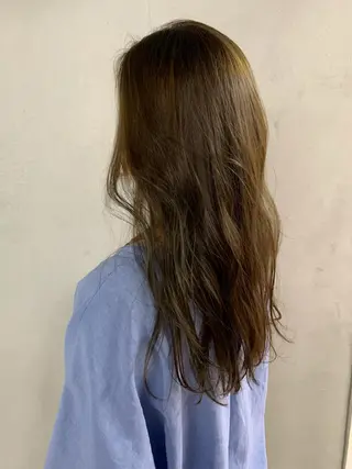 ロング カラー パーマ ヘアアレンジ メンズ キッズ ネイル マツエク・マツパ #tag 稗田綾加のヘアスタイル