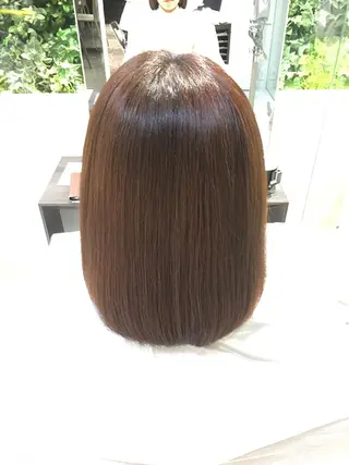 ミディアム 縮毛矯正⭐️ TAKAHIROのヘアスタイル