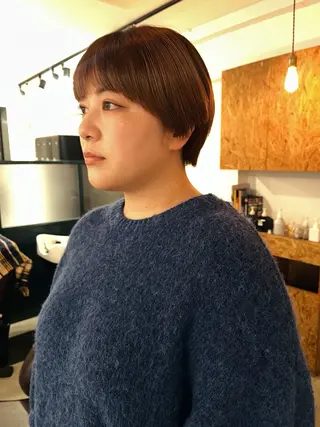 ショート 暖色/パーマ 🌼クニトウメイのヘアスタイル