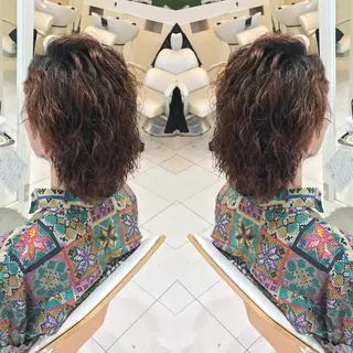 ショート パーマ D.log 大和西大寺店所属・川崎 雅大のヘアスタイル