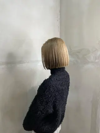 カラー 益 佑夏のヘアスタイル