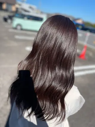 カラー 中間 知佳子のヘアスタイル