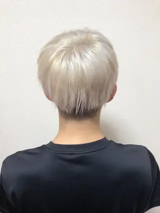 ショート カラー メンズカット/メンズ パーマ堀切美里のヘアスタイル