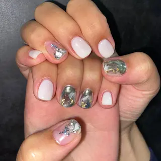 ショート カラー ヘアアレンジ ネイル マツエク・マツパ 💓💓彩 音💓💓のマツエク・マツパデザイン