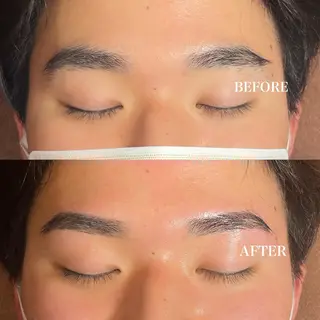 メンズ アイブロウ KKSbeauty 心斎橋本店のマツエク・マツパデザイン