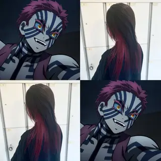 ロング カラー インナー/デザイン/ 白髪染め/しゅうとのヘアスタイル