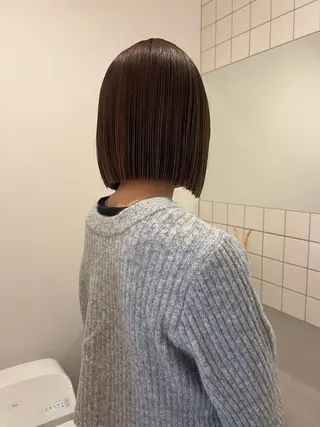 ミディアム 舟橋耀/ブリーチカラ ー/レイヤーカットのヘアスタイル