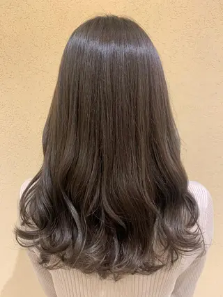 セミロング カラー シャドールーツ美容師 篠原康太のヘアスタイル