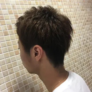 ショート メンズ インナーカラー🧸 suzunaのヘアスタイル