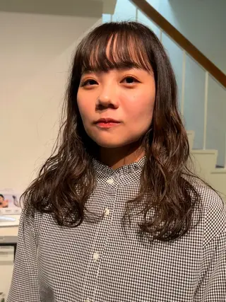 ミディアム パーマ lapensee noir所属・ムラコシヒカリ lapenseeのヘアスタイル