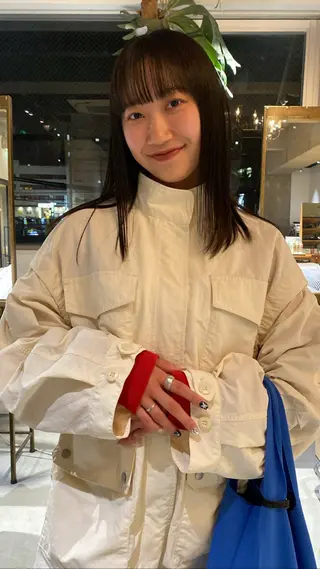 ミディアム PARK　枝元 みうのヘアスタイル