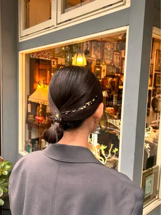 ショート ヘアアレンジ 清水千優/パーマ/透 明感カラー/メンズのヘアスタイル