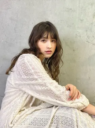 セミロング 髪質改善/ヘアケア coiiはしもとはなのヘアスタイル