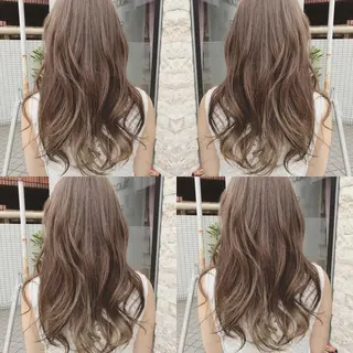 セミロング カラー パーマ ヘアアレンジ ネイル マツエク・マツパ uno pulir所属・トップスタイリスト 永尾拓也のヘアスタイル